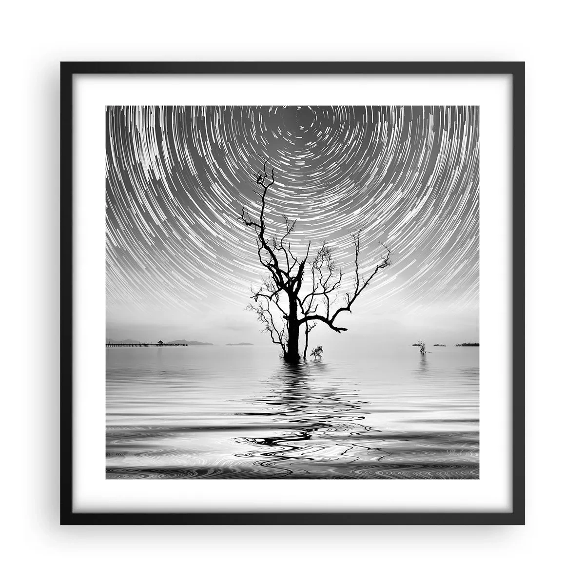 Poster în ramă neagră - O simfonie a naturii - 50x50 cm