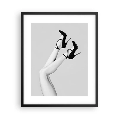 Poster în ramă neagră - Cu susul în jos - 40x50 cm