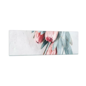 Tablou pe sticlă - Rușinate de propria lor frumusețe - 160x50 cm