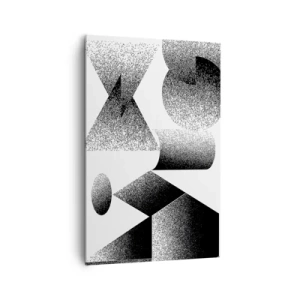 Tablou pe pânză - Unghiuri și ovale - 80x120 cm