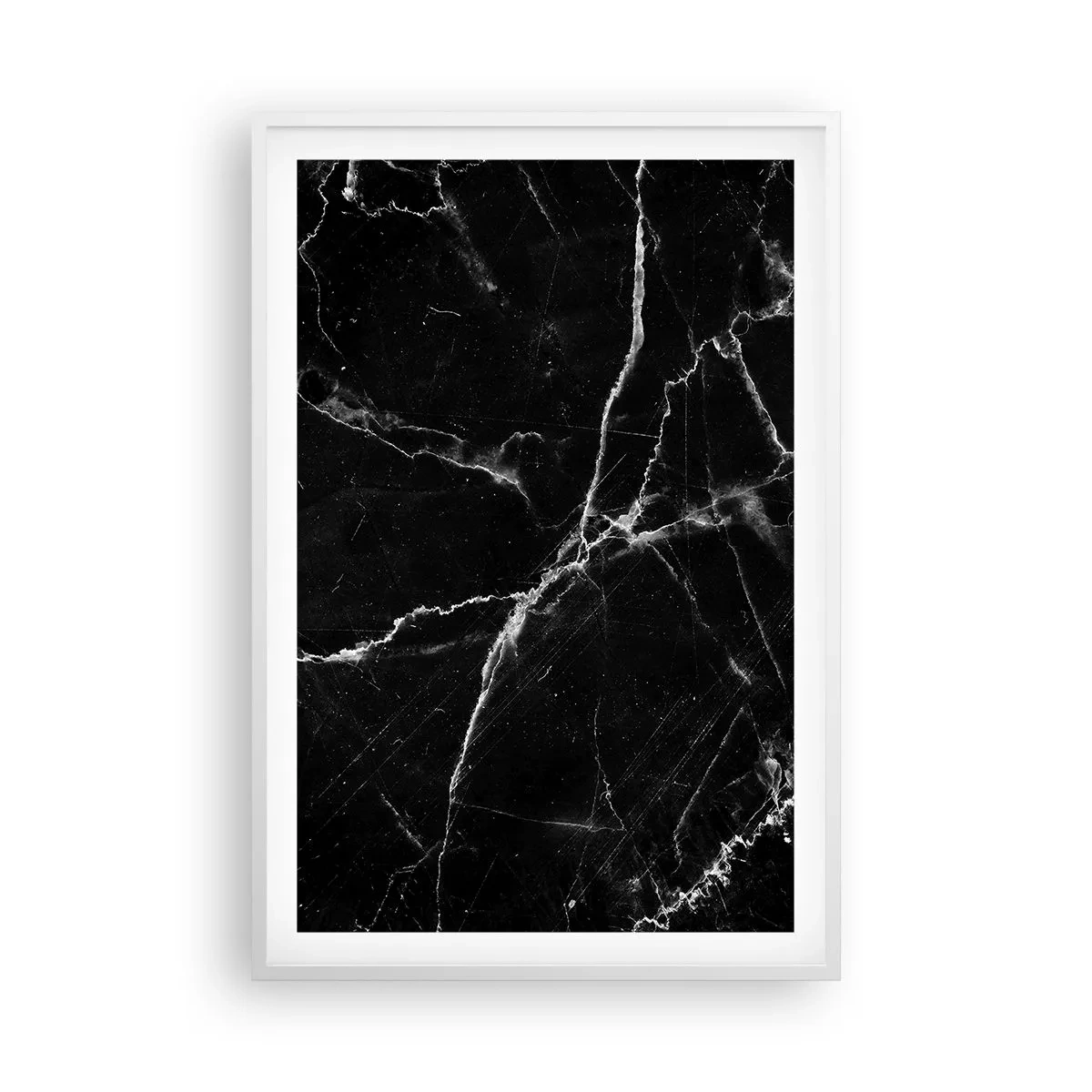 Poster în ramă albă - Viața secretă a unei pietre - 61x91 cm