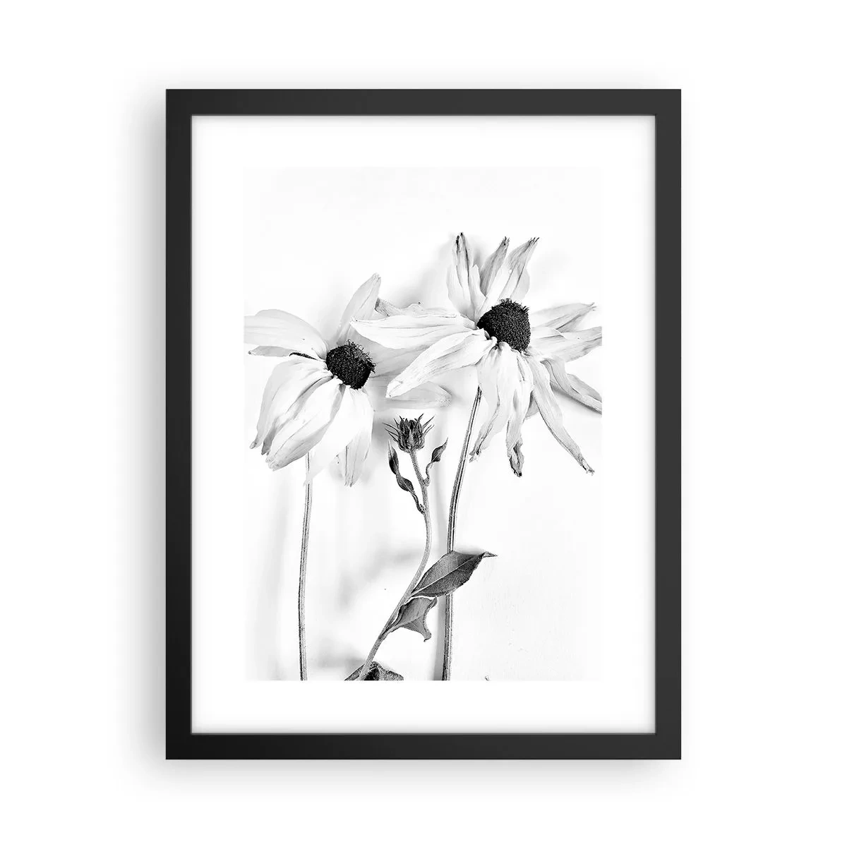 Poster în ramă neagră - Nimeni nu vrea să fie singur - 30x40 cm