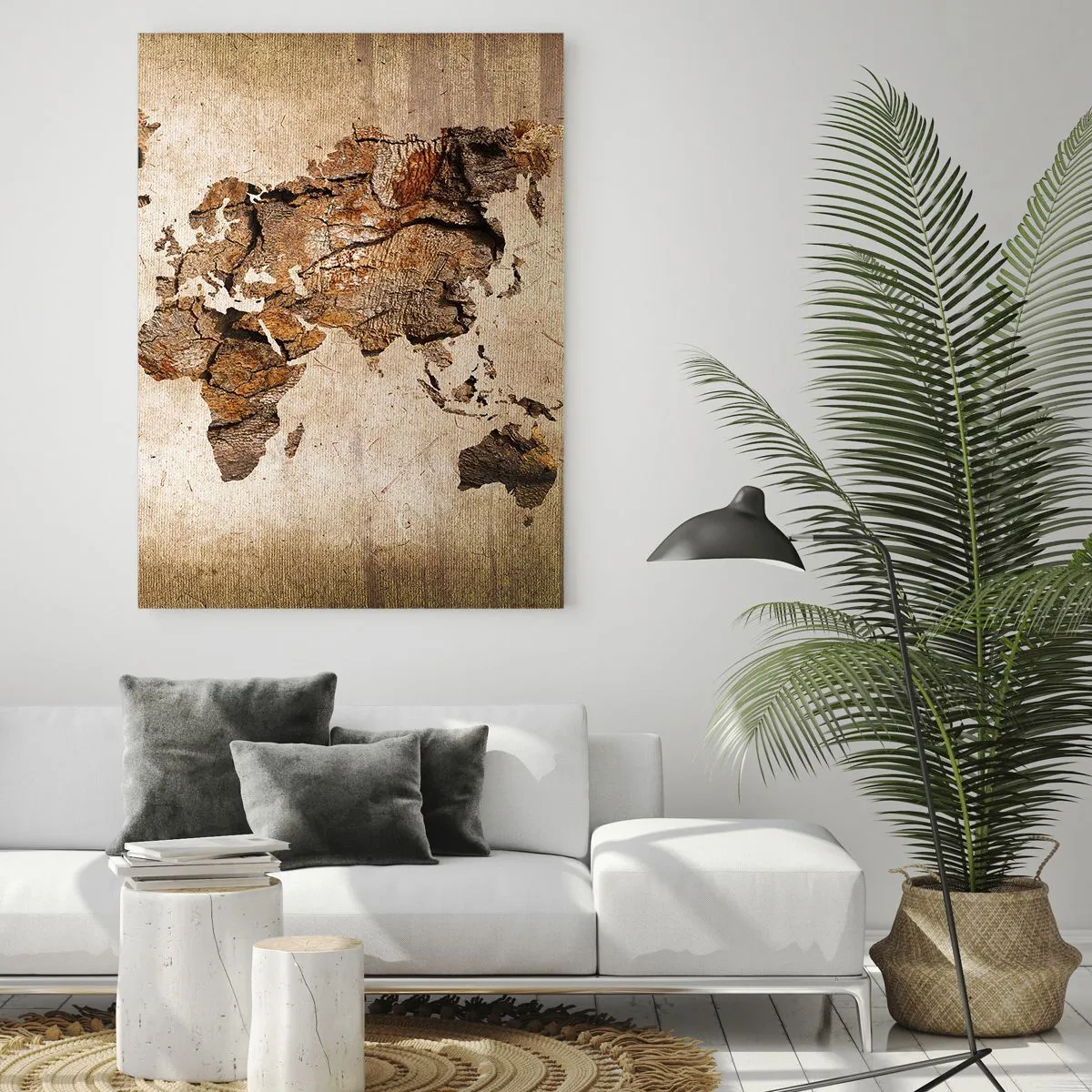 Tablou pe sticlă - Descoperirea lumii - 50x70 cm