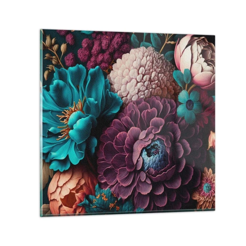 Tablou pe sticlă - Natura în abundență - 30x30 cm