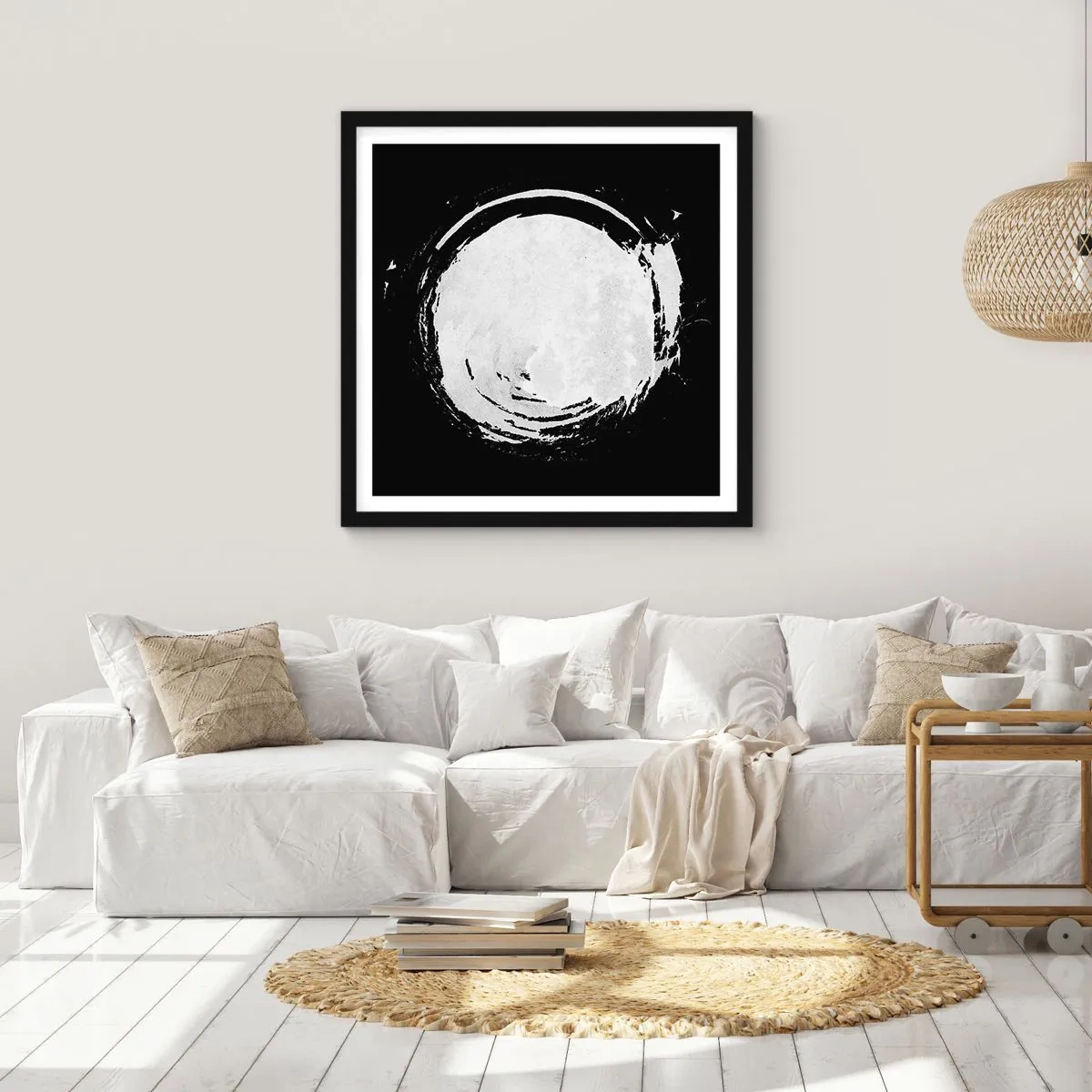 Poster în ramă neagră - O ieșire bună - 60x60 cm