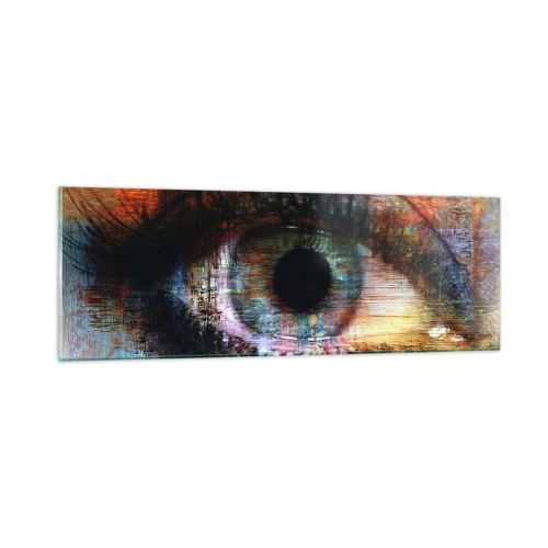 Tablou pe sticlă - Poți privi în suflet - 90x30 cm