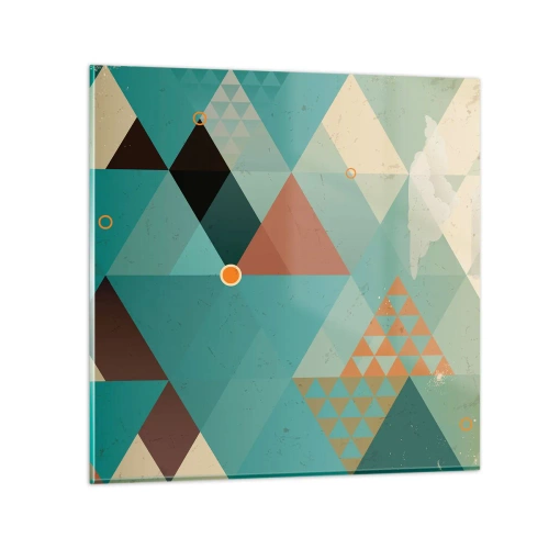 Tablou pe sticlă - Unitatea multiplicității, multiplicitatea unității - 30x30 cm