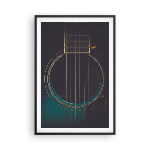 Poster în ramă neagră - O clipă înainte de a suna - 61x91 cm