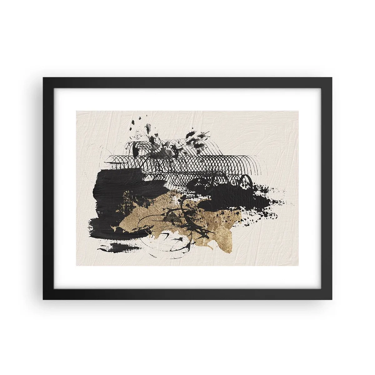 Poster în ramă neagră - Compoziție cu pasiune - 40x30 cm