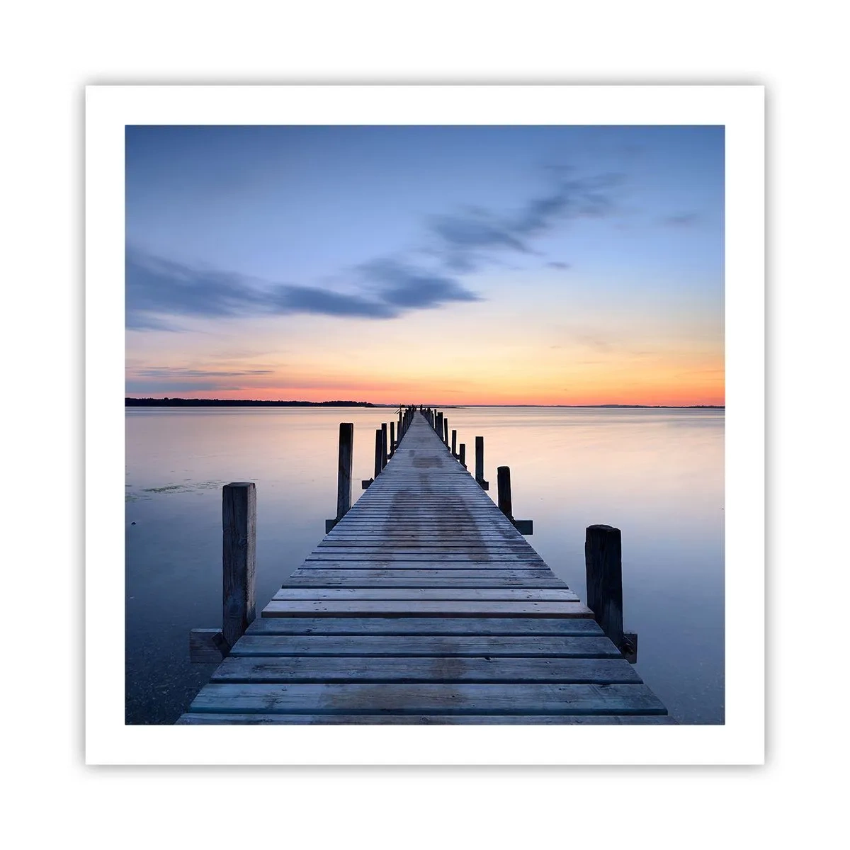 Poster - Calmul unui amurg senin - 60x60 cm