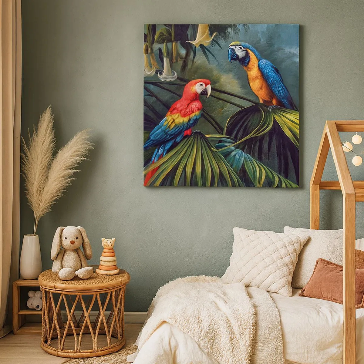 Tablou pe pânză - Romantismul la tropice - 30x30 cm