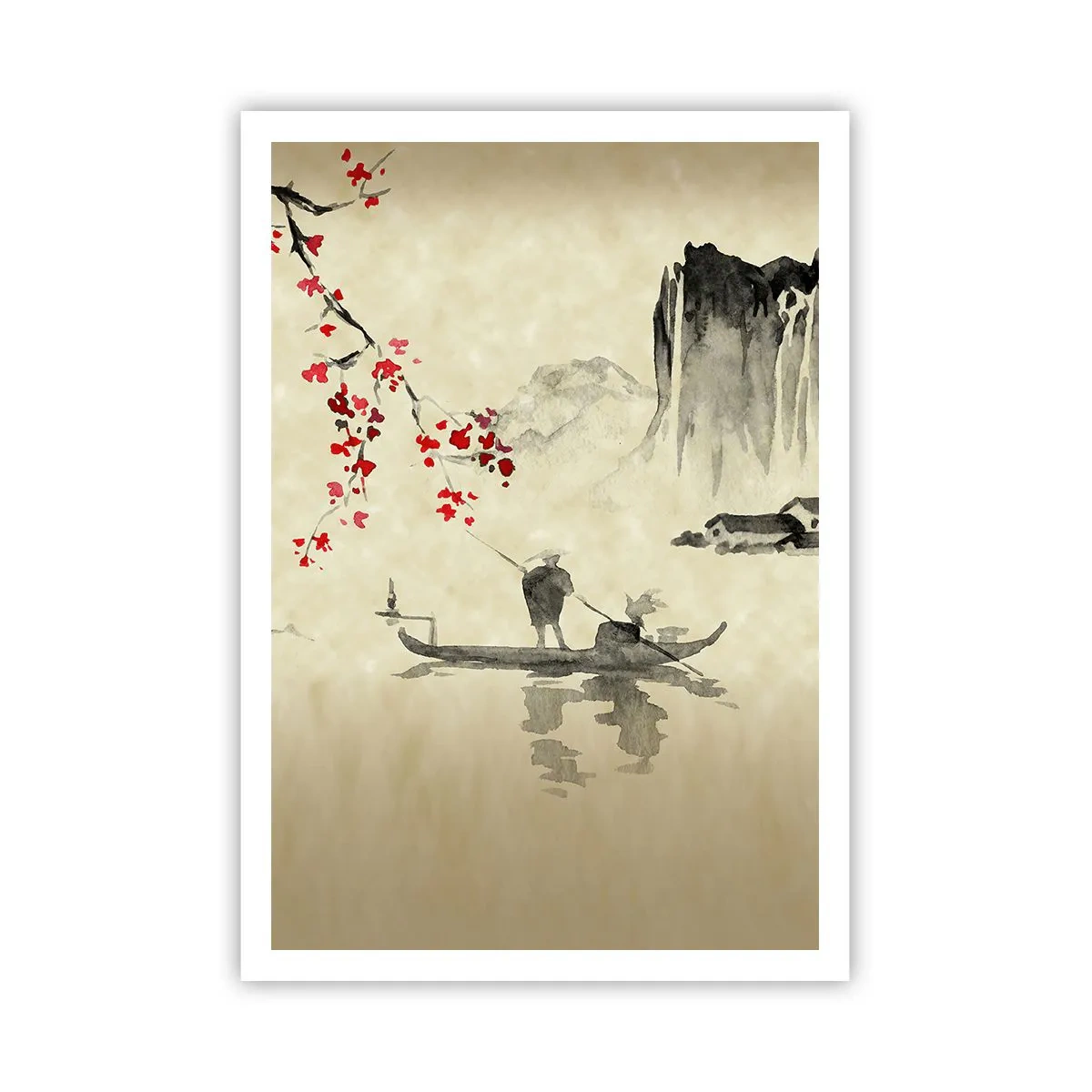Poster - În țara florilor de cireș - 70x100 cm