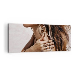 Tablou pe pânză - Regina plajei sălbatice - 100x40 cm