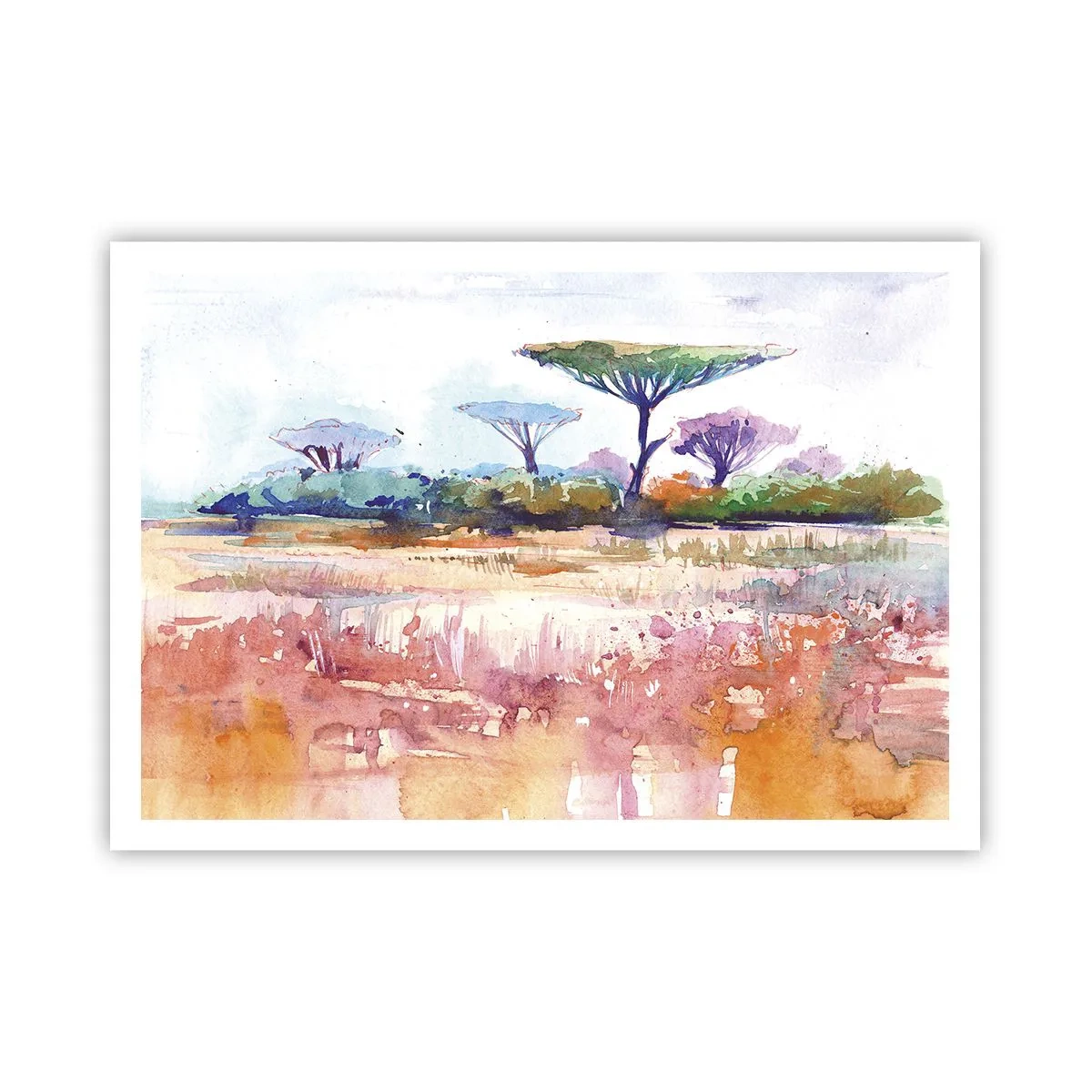 Poster - Culorile savanei - 100x70 cm