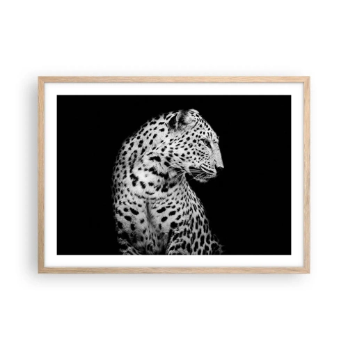 Poster în ramă de stejar deschis - Profilul drept perfect! - 70x50 cm