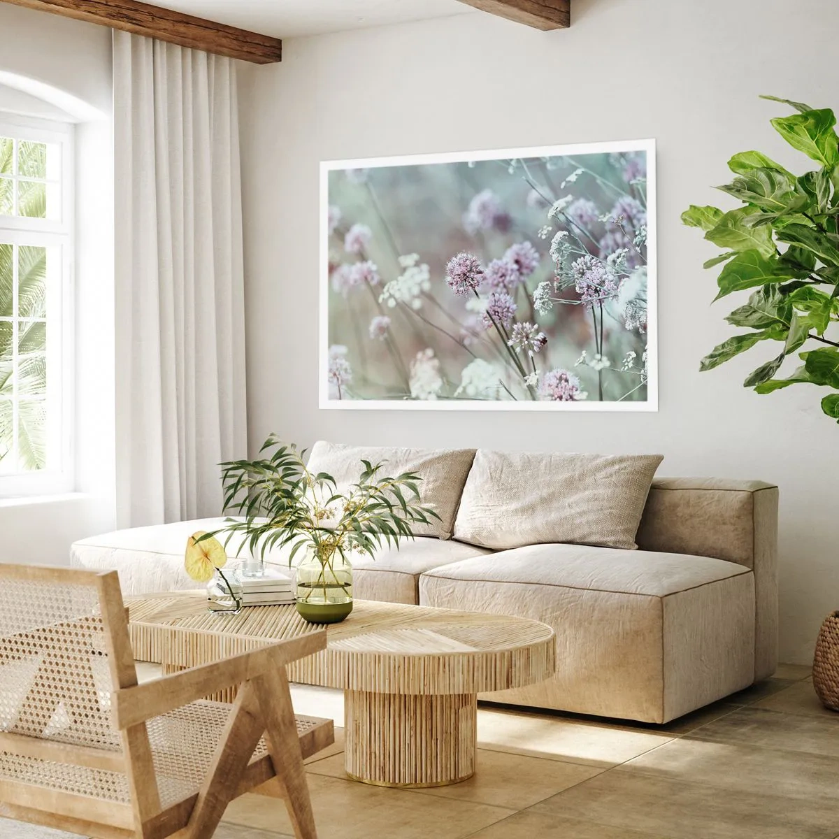 Poster - Ierburi dulci filigranate - 100x70 cm