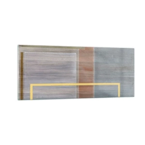 Tablou pe sticlă - Drept și liniștit - 100x40 cm
