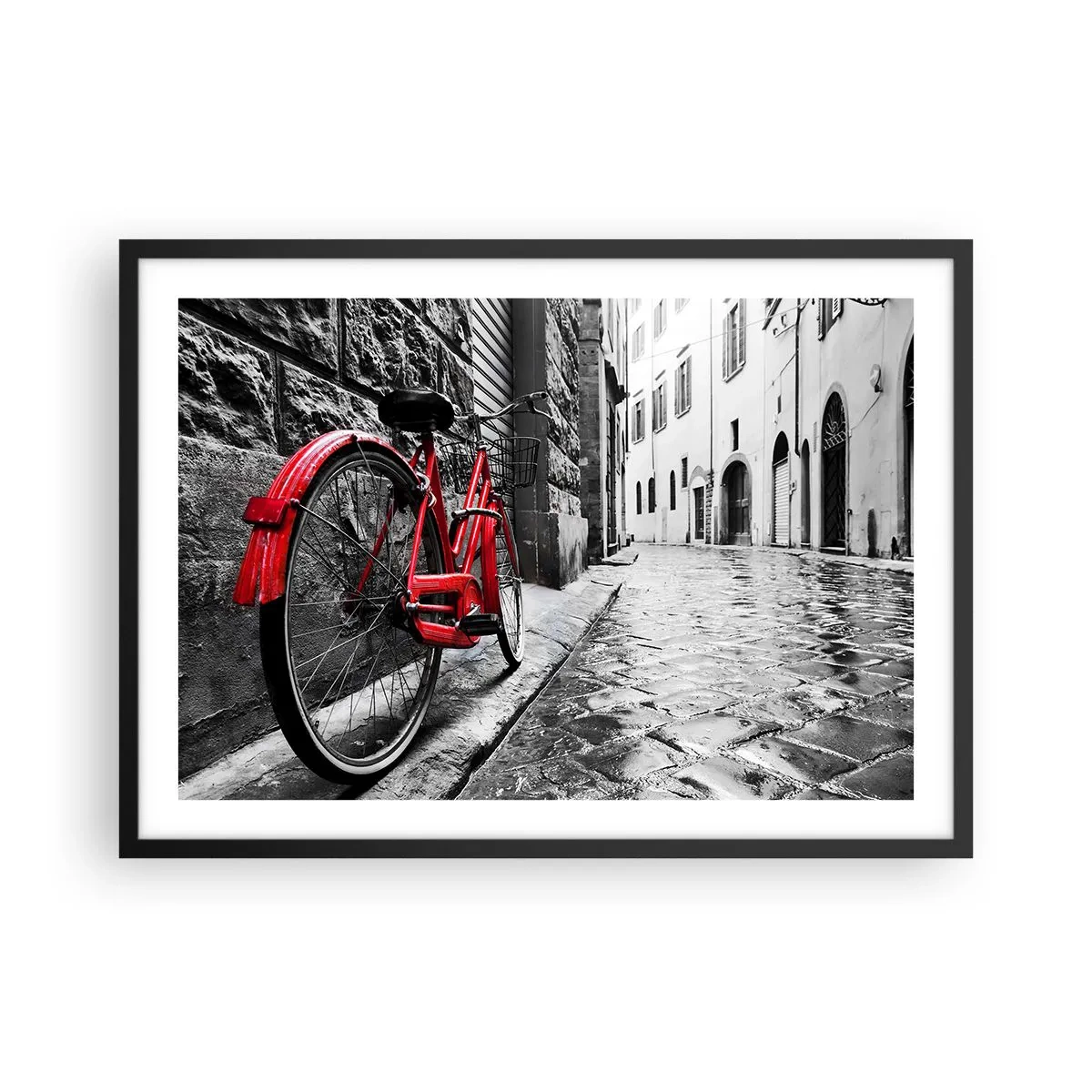 Poster în ramă neagră - Adevărata frumusețe nu îmbătrânește - 70x50 cm