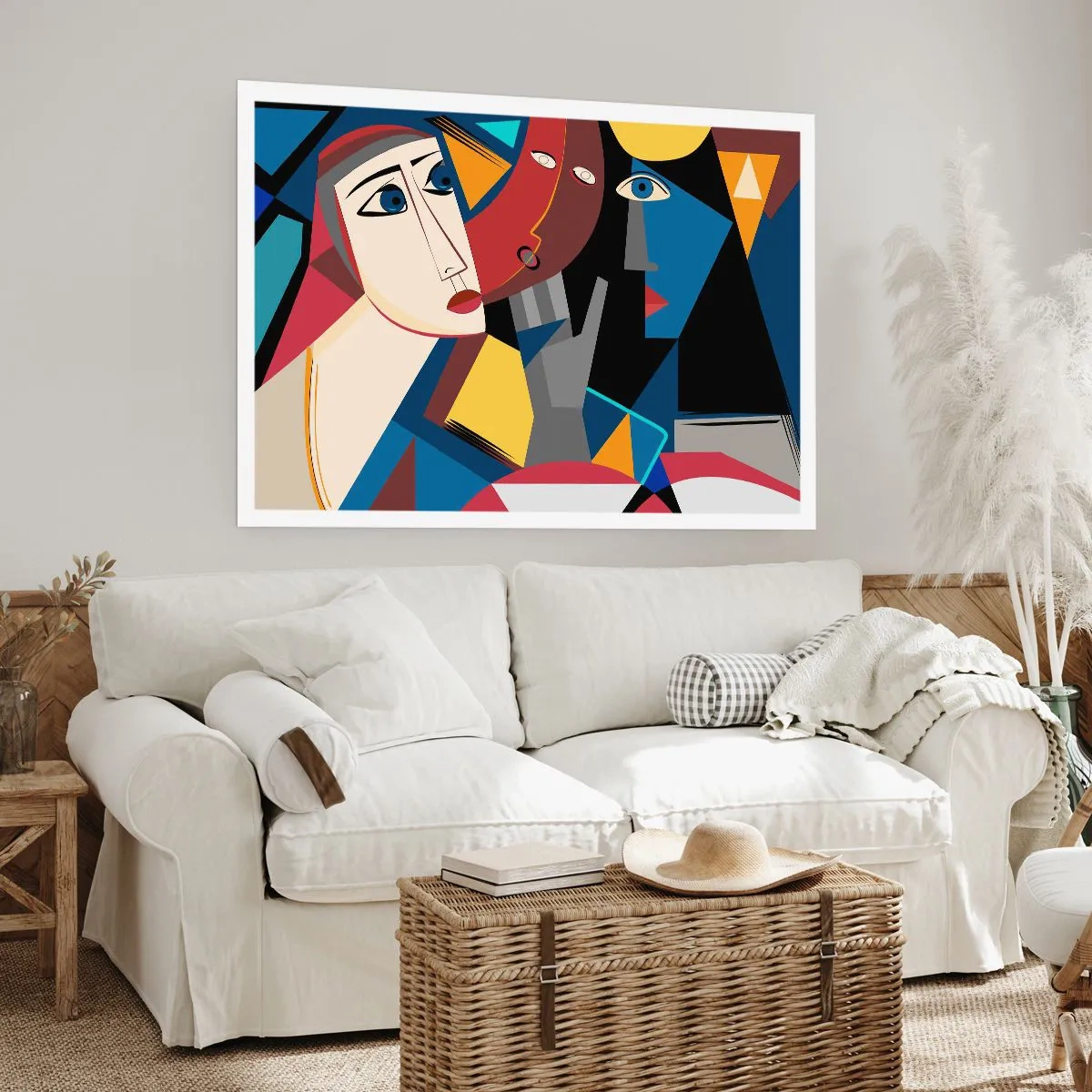 Poster - Discuția cubiștilor - 70x50 cm