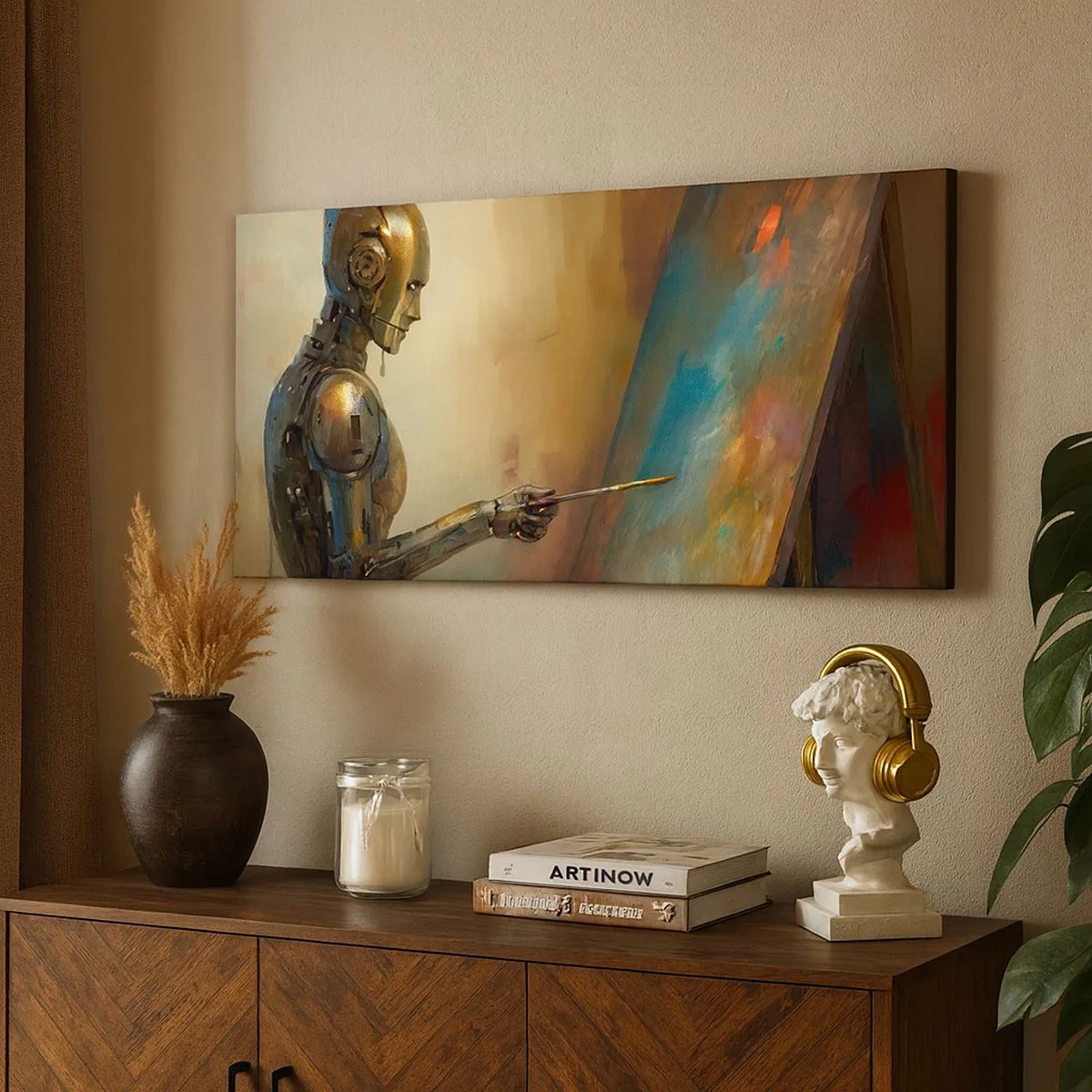 Tablou pe pânză - Arta viitorului - 100x40 cm