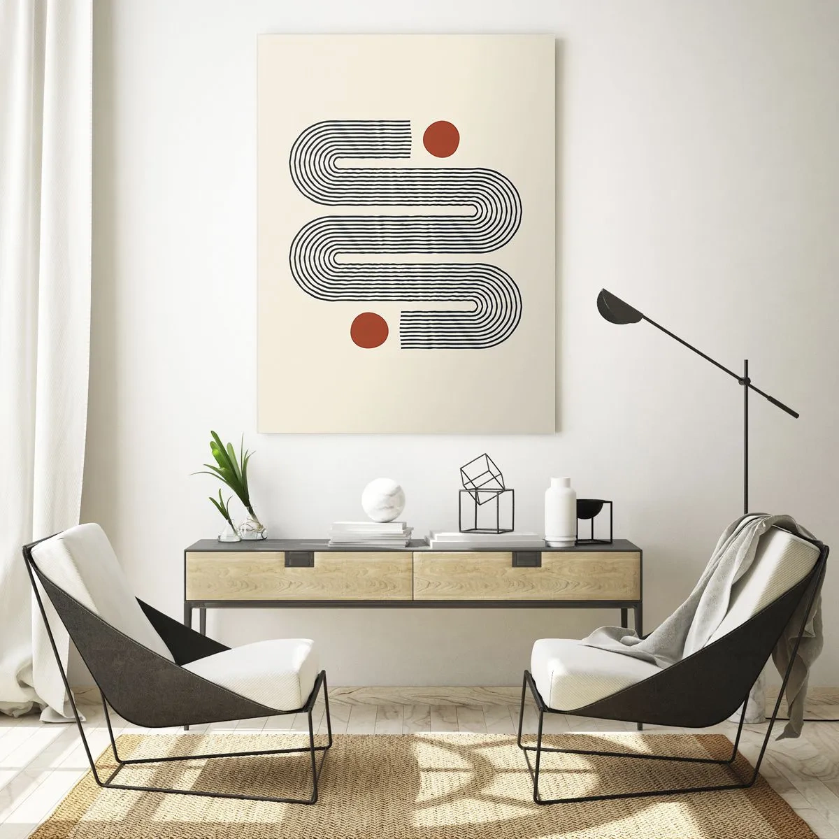 Tablou pe sticlă - De la început până la sfârșit - 70x100 cm