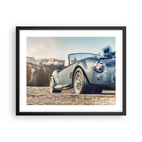 Poster în ramă neagră - Pentru că stilul contează - 50x40 cm