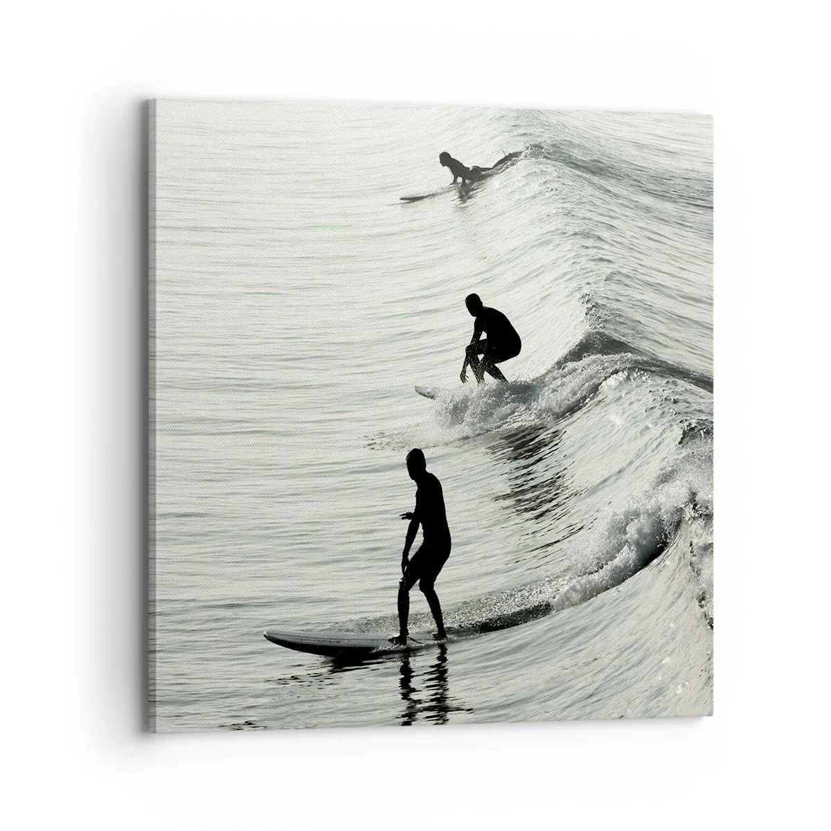 Tablou pe pânză - Pentru a întâmpina valul - 70x70 cm