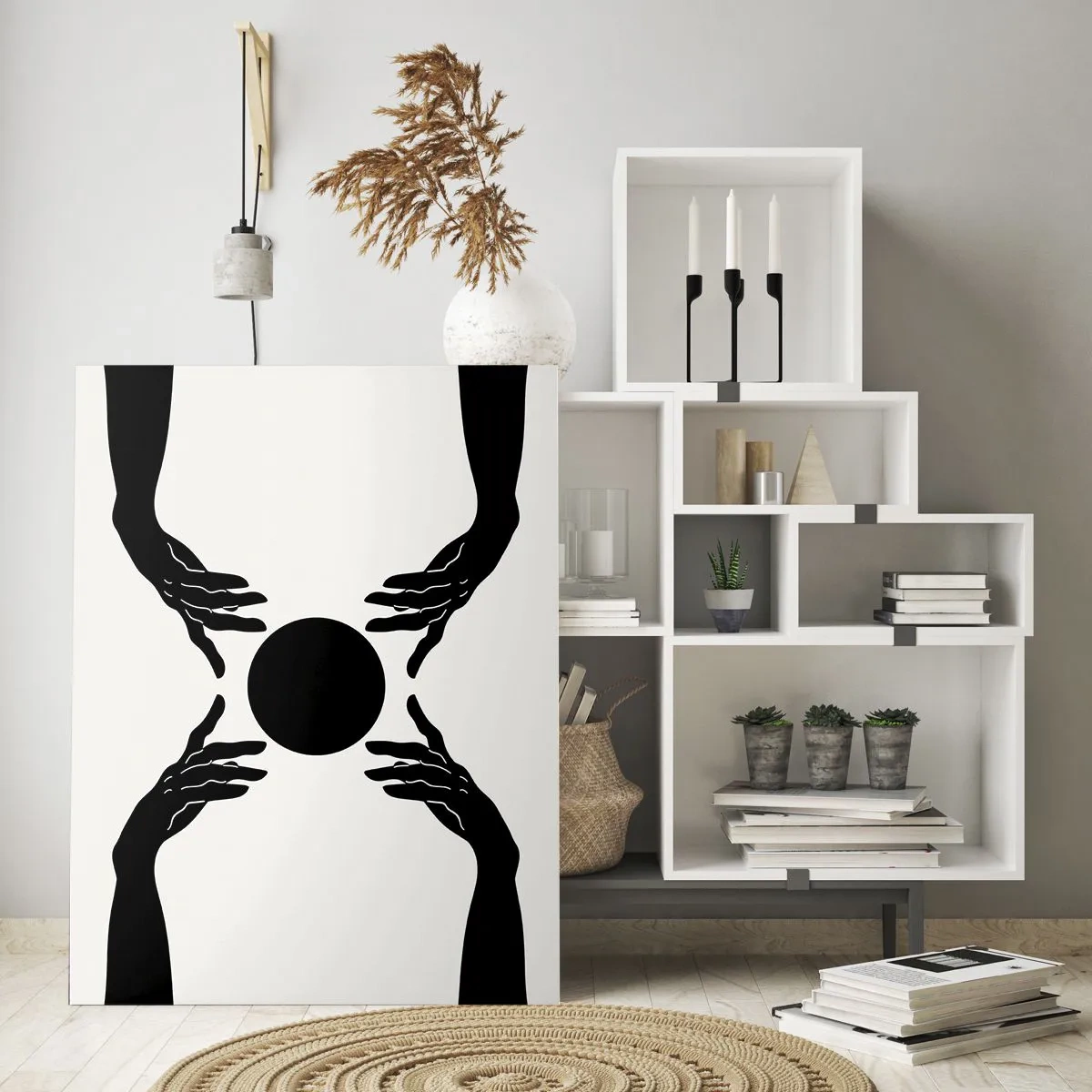 Tablou pe sticlă - Semnul secret - 50x70 cm