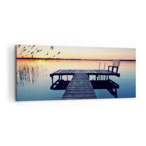 Tablou pe pânză - A fost o zi bună - 100x40 cm