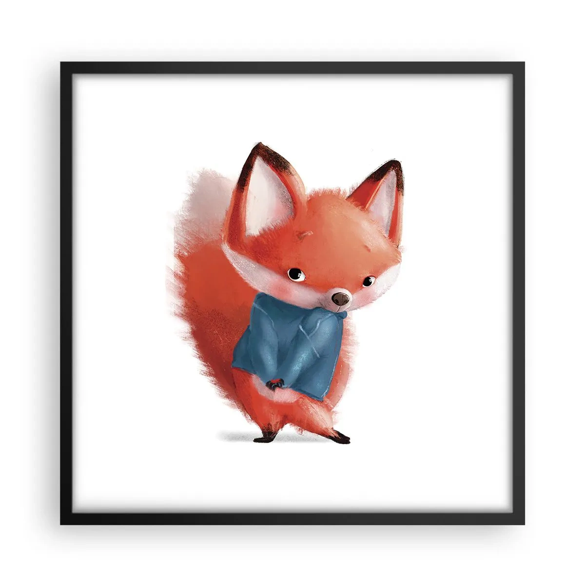 Poster în ramă neagră - Îmi vine bine? - 50x50 cm