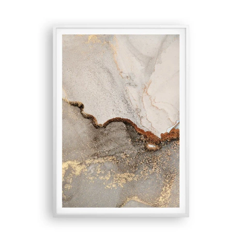 Poster în ramă albă - La granița culorilor - 70x100 cm