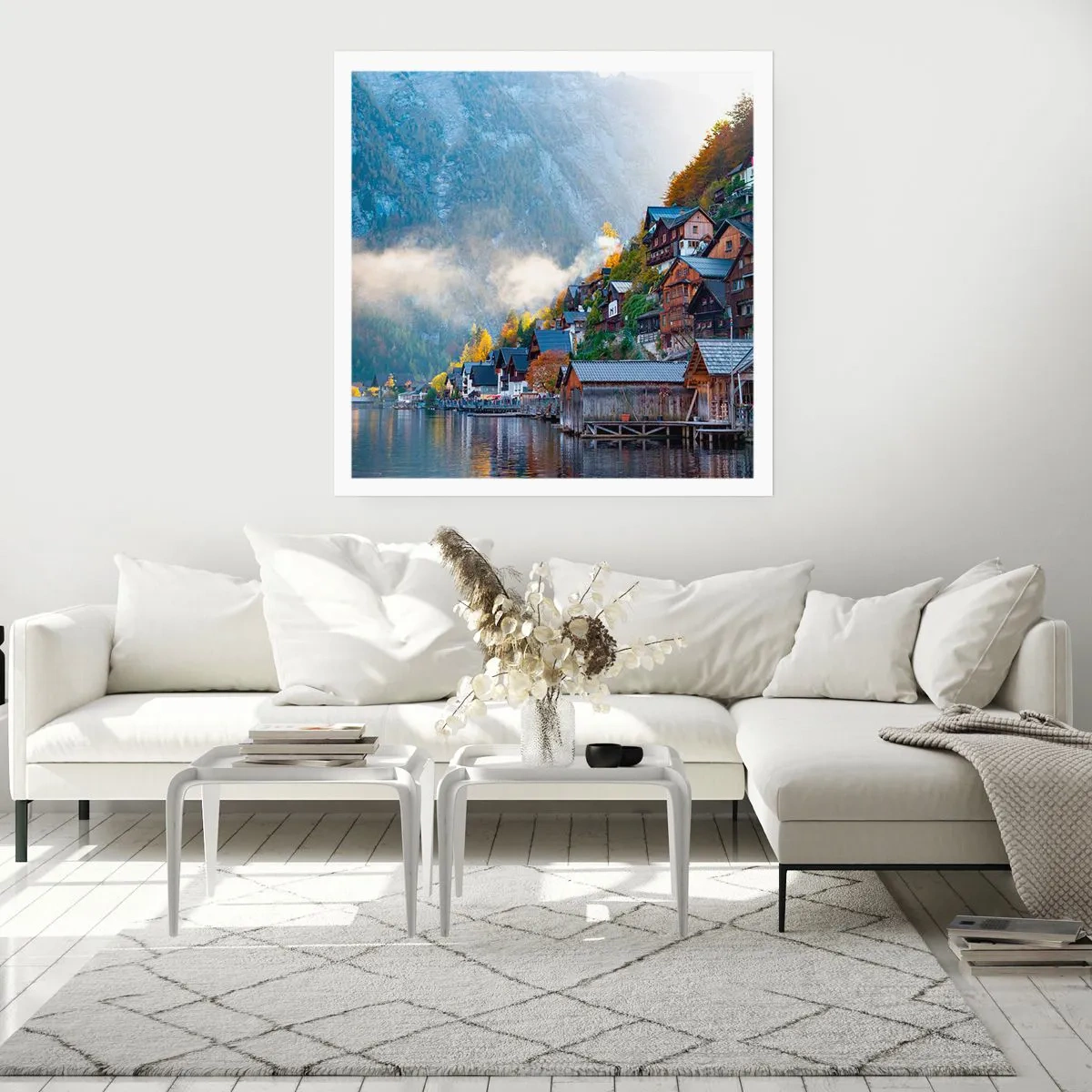 Poster - Atmosferă alpină - 60x60 cm
