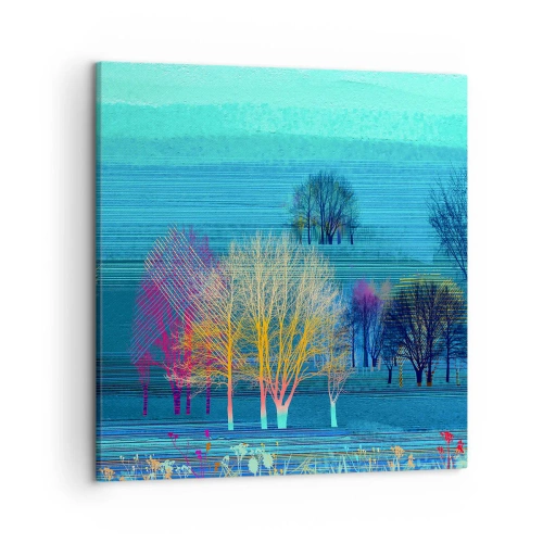 Tablou pe pânză - Un peisaj pieptănat - 50x50 cm