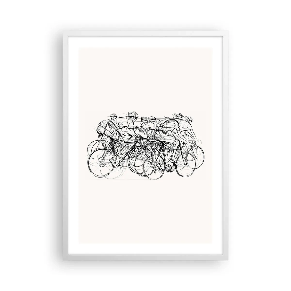 Poster în ramă albă - Mână în mână - 50x70 cm