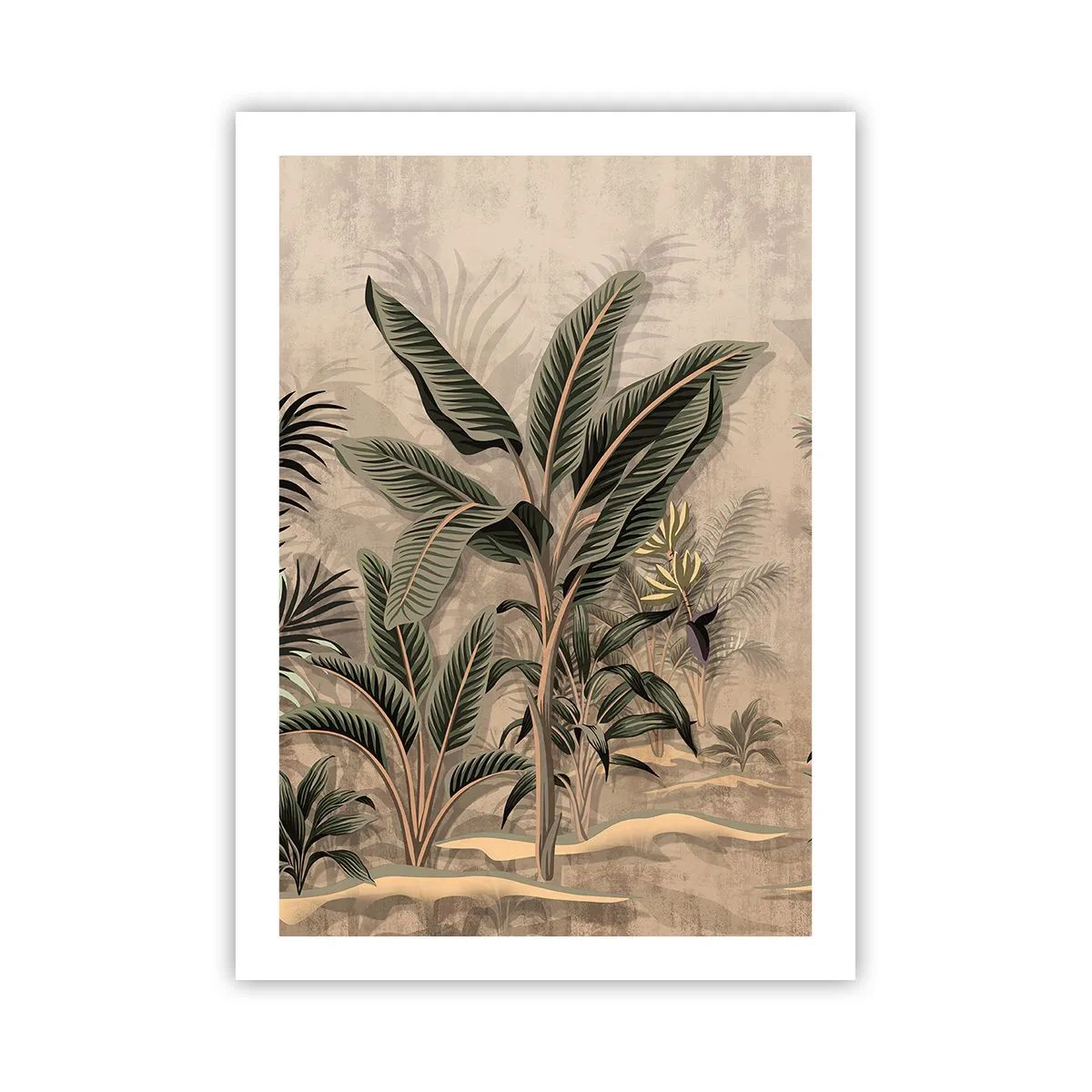 Poster - Gravură în stil colonial - 50x70 cm
