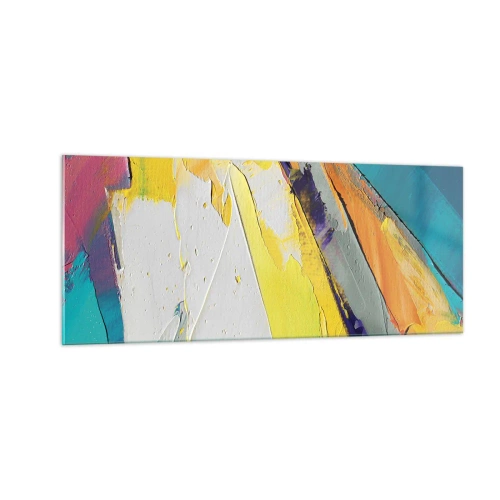 Tablou pe sticlă - Anatomia luminii - 100x40 cm