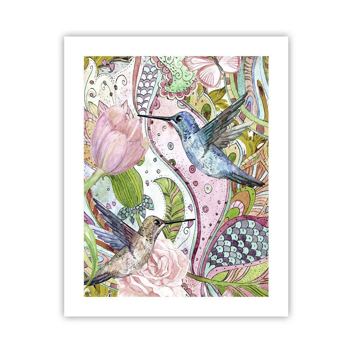 Poster - Încurcat în viță de vie - 40x50 cm