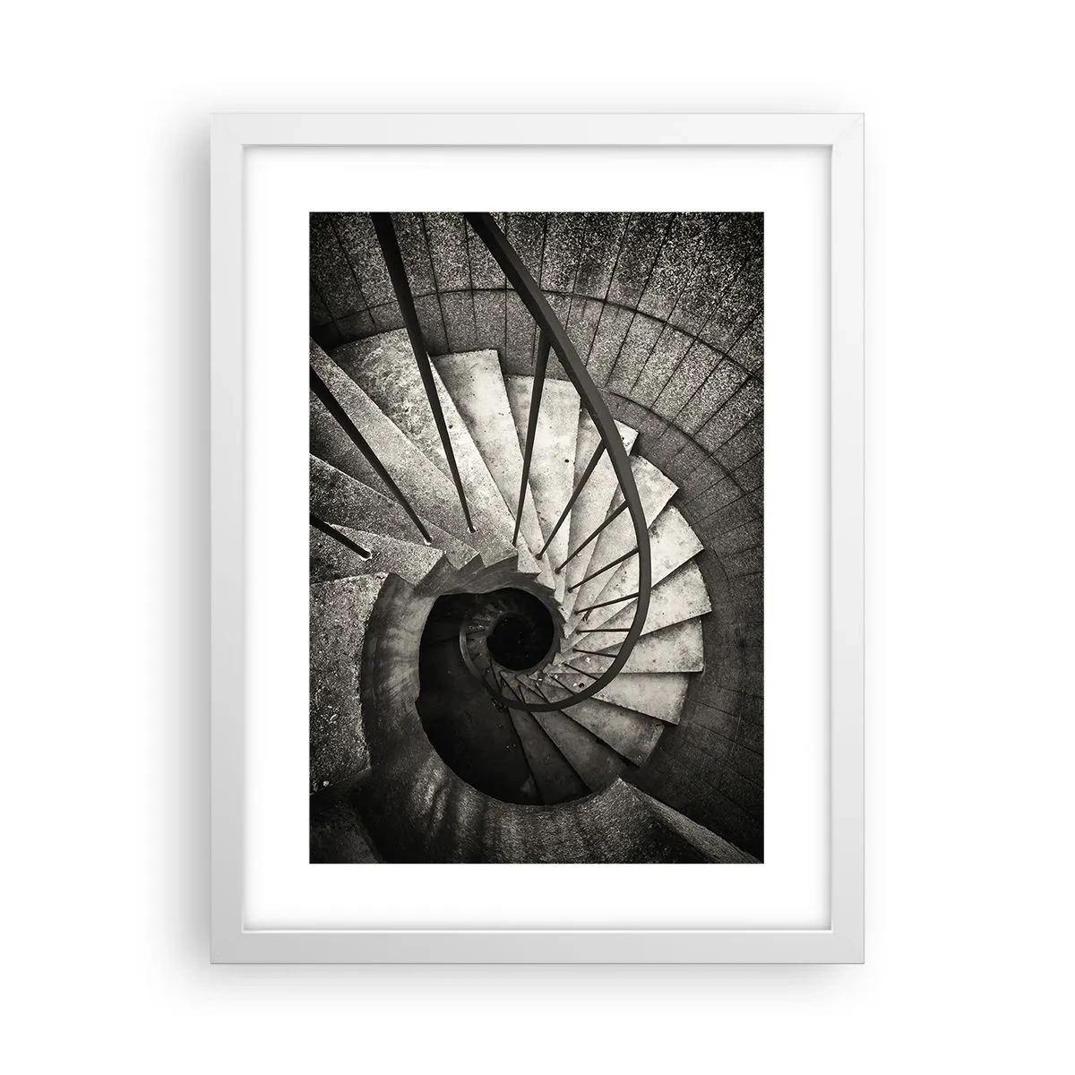 Poster în ramă albă - În sus și în jos - 30x40 cm