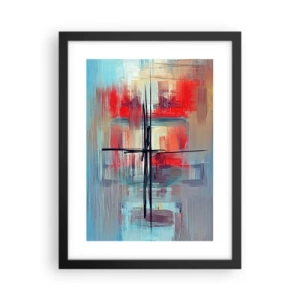 Poster în ramă neagră - Peisaj dintr-o dimensiune necunoscută - 30x40 cm