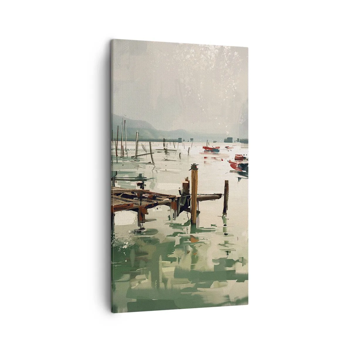 Tablou pe pânză - Scufundat în luna topită - 45x80 cm