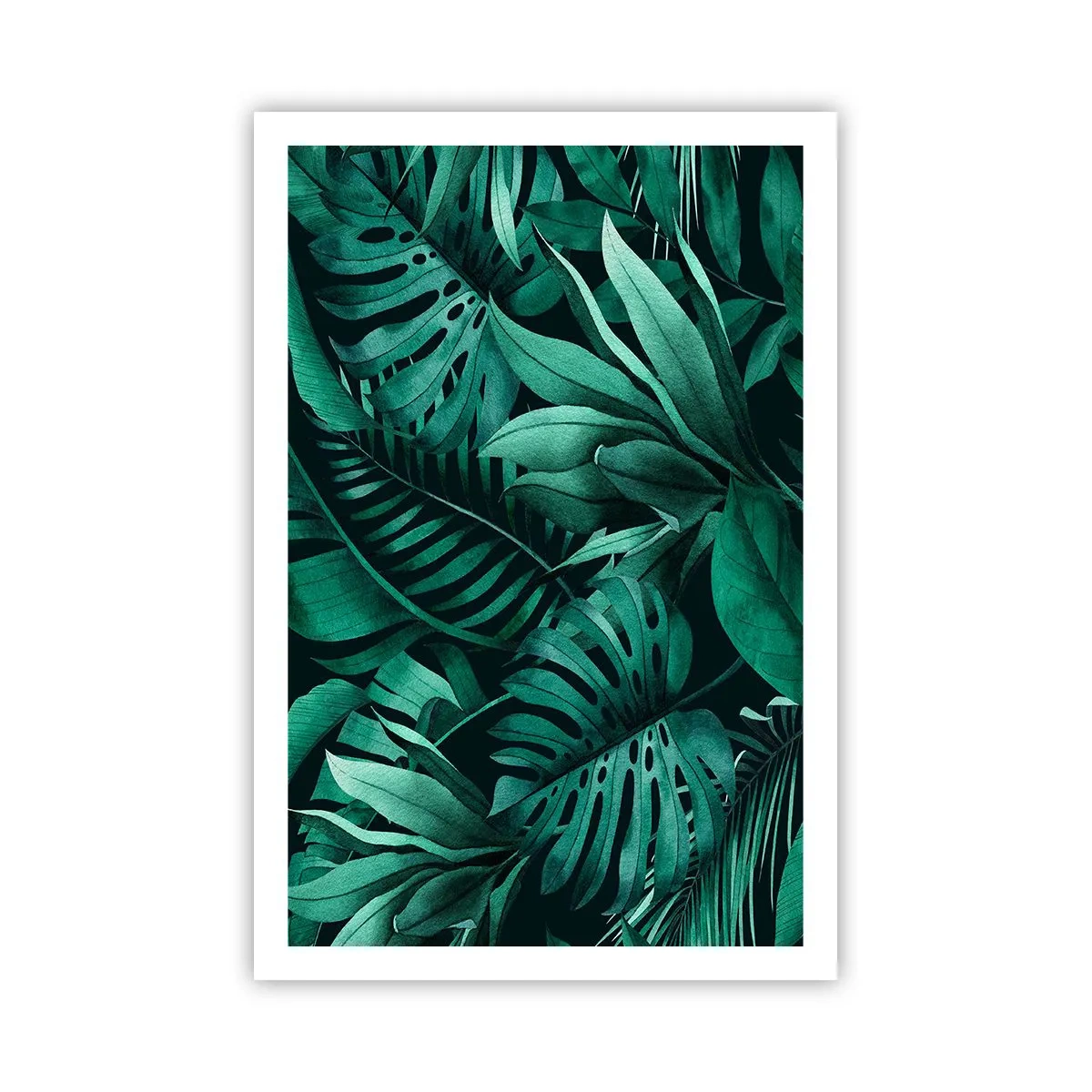 Poster - Profunzimea verdelui tropical - 61x91 cm