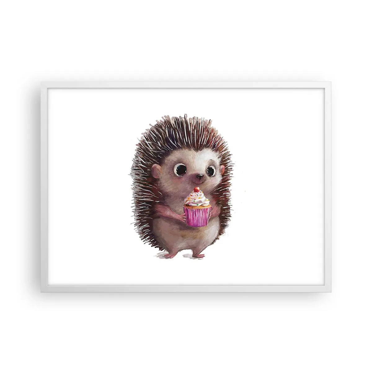 Poster în ramă albă - Fiecare zi este o sărbătoare - 70x50 cm