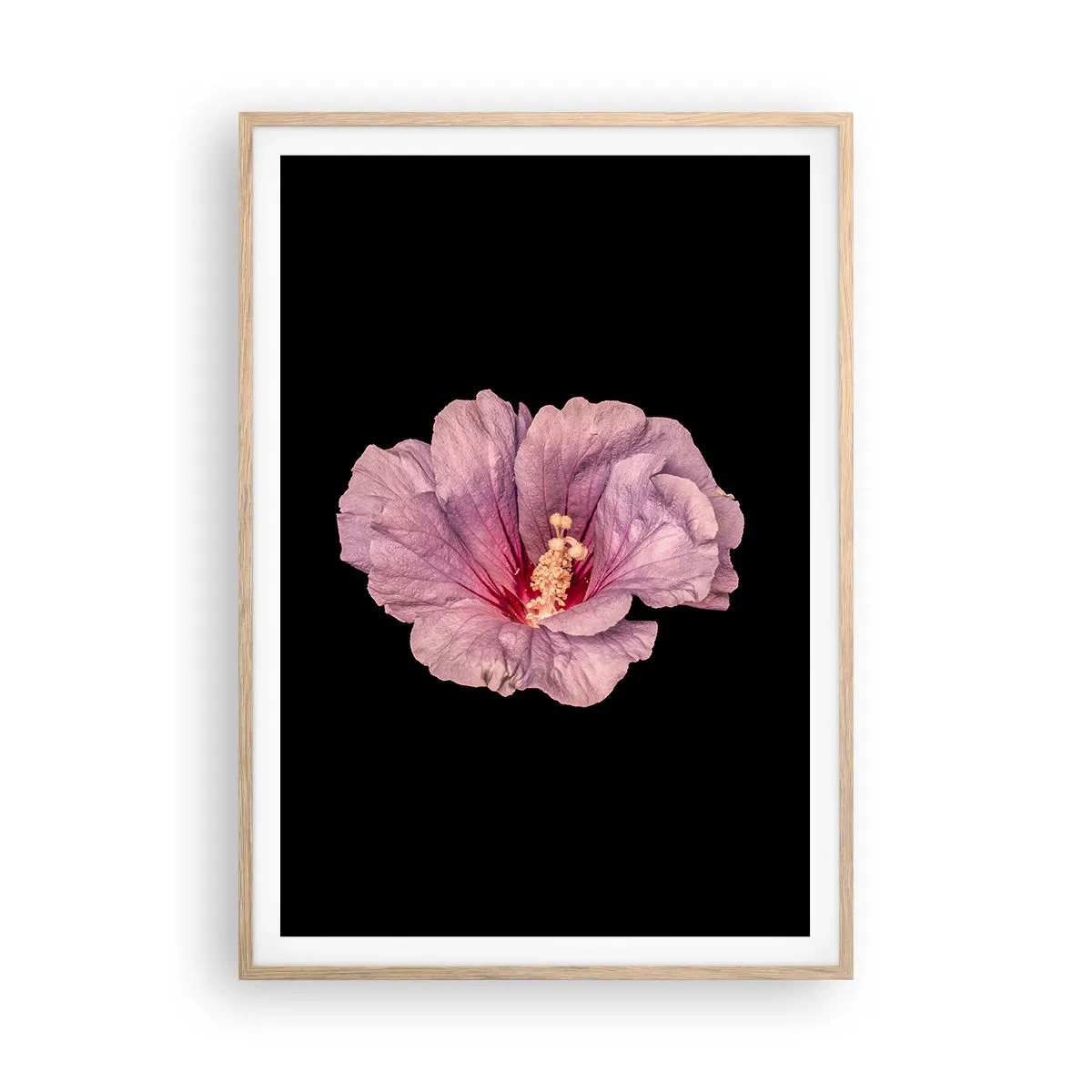 Poster în ramă de stejar deschis - Direct la inimă - 70x100 cm