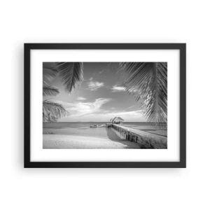 Poster în ramă neagră - O amintire sau un vis? - 40x30 cm