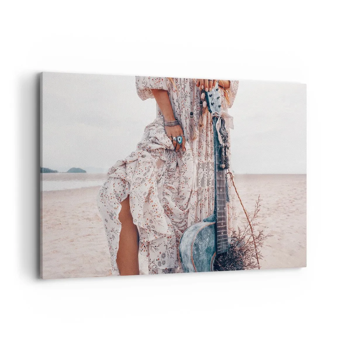 Tablou pe pânză - Hippie pe drum - 120x80 cm