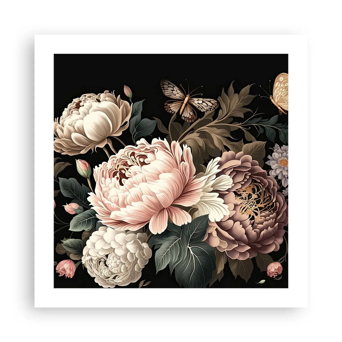 Poster - În stil baroc - 50x50 cm
