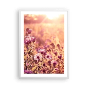 Poster în ramă albă - Înainte ca vara să plece - 50x70 cm