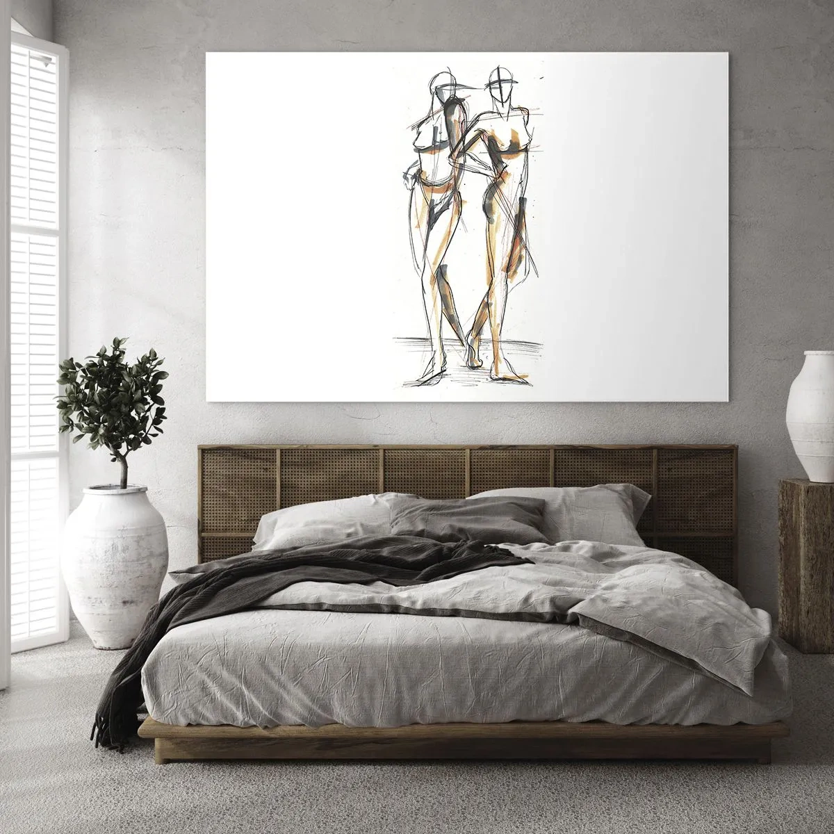 Tablou pe sticlă - Un studiu de farmec - 100x70 cm