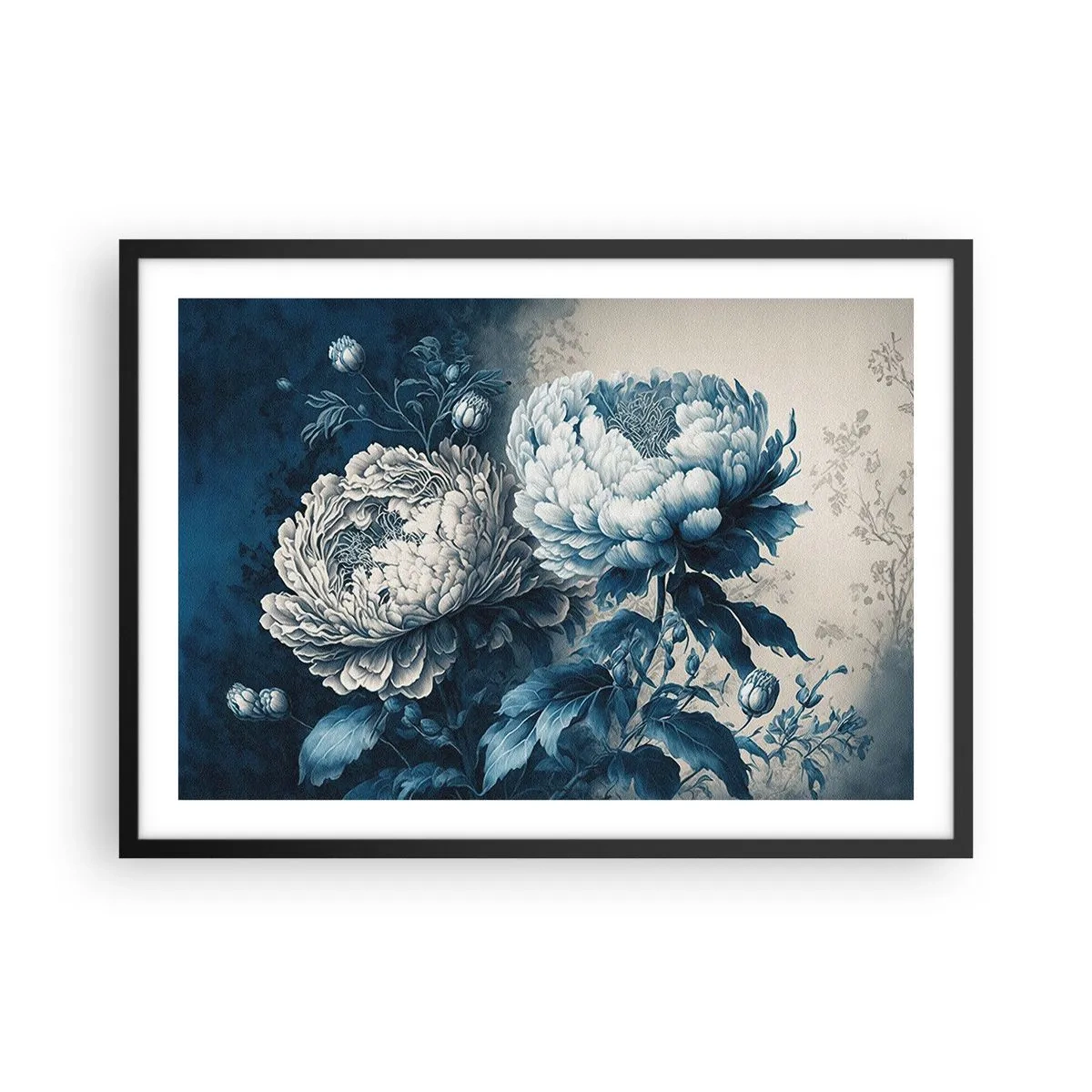 Poster în ramă neagră - Pereche asortată - 70x50 cm