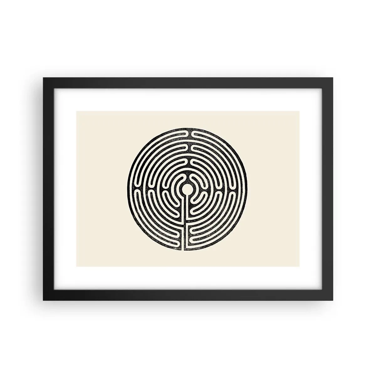 Poster în ramă neagră - Ordine secretă - 40x30 cm